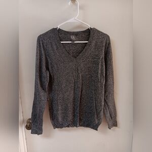 Worthington Charcoal V-Neck Sweaterrthing (G)